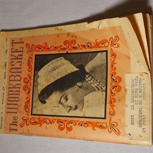 1962 Vintage "The Workbasket" Number 7 Volume 27 April 1962